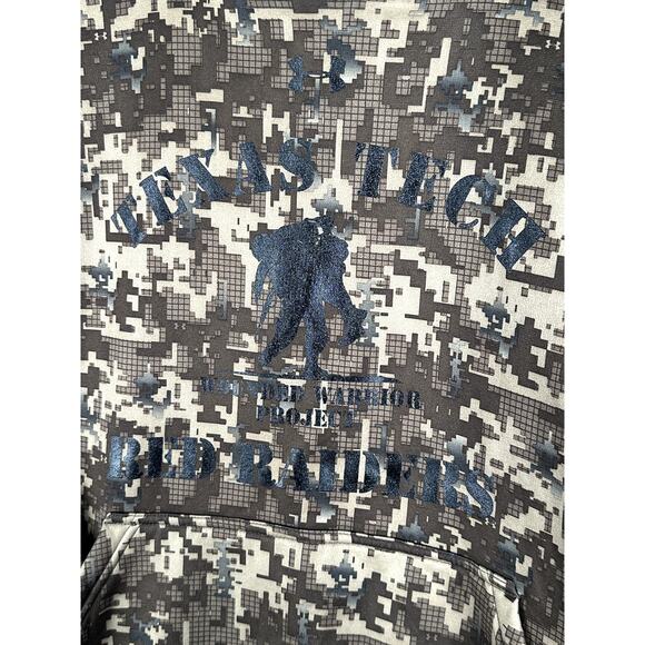 Texas Tech Red Raiders Under Armour Wounded Warrior Project Camo Mens Small NCAA - Picture 2 of 5